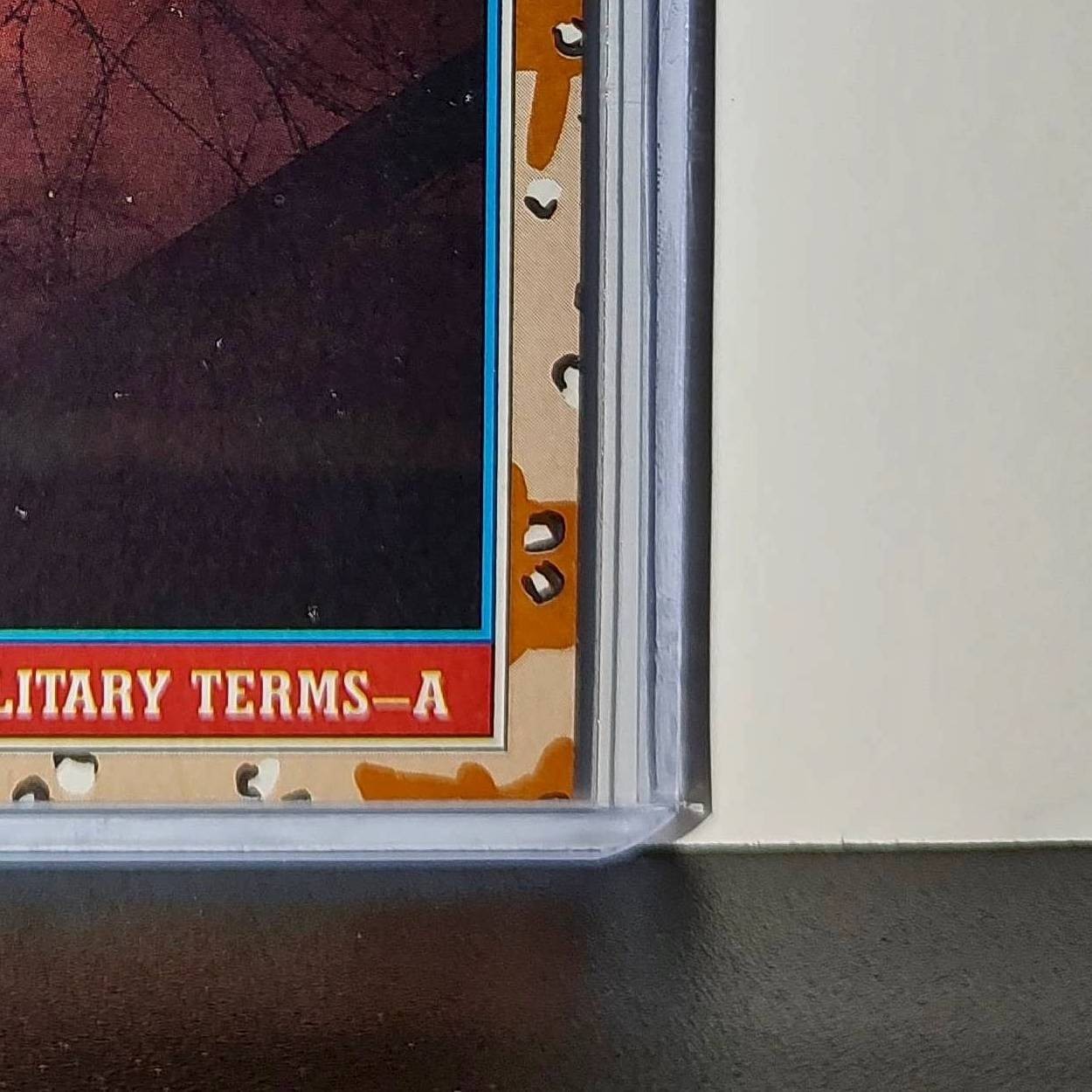 Military Terms – A 1991 Topps Desert Storm #143 Card