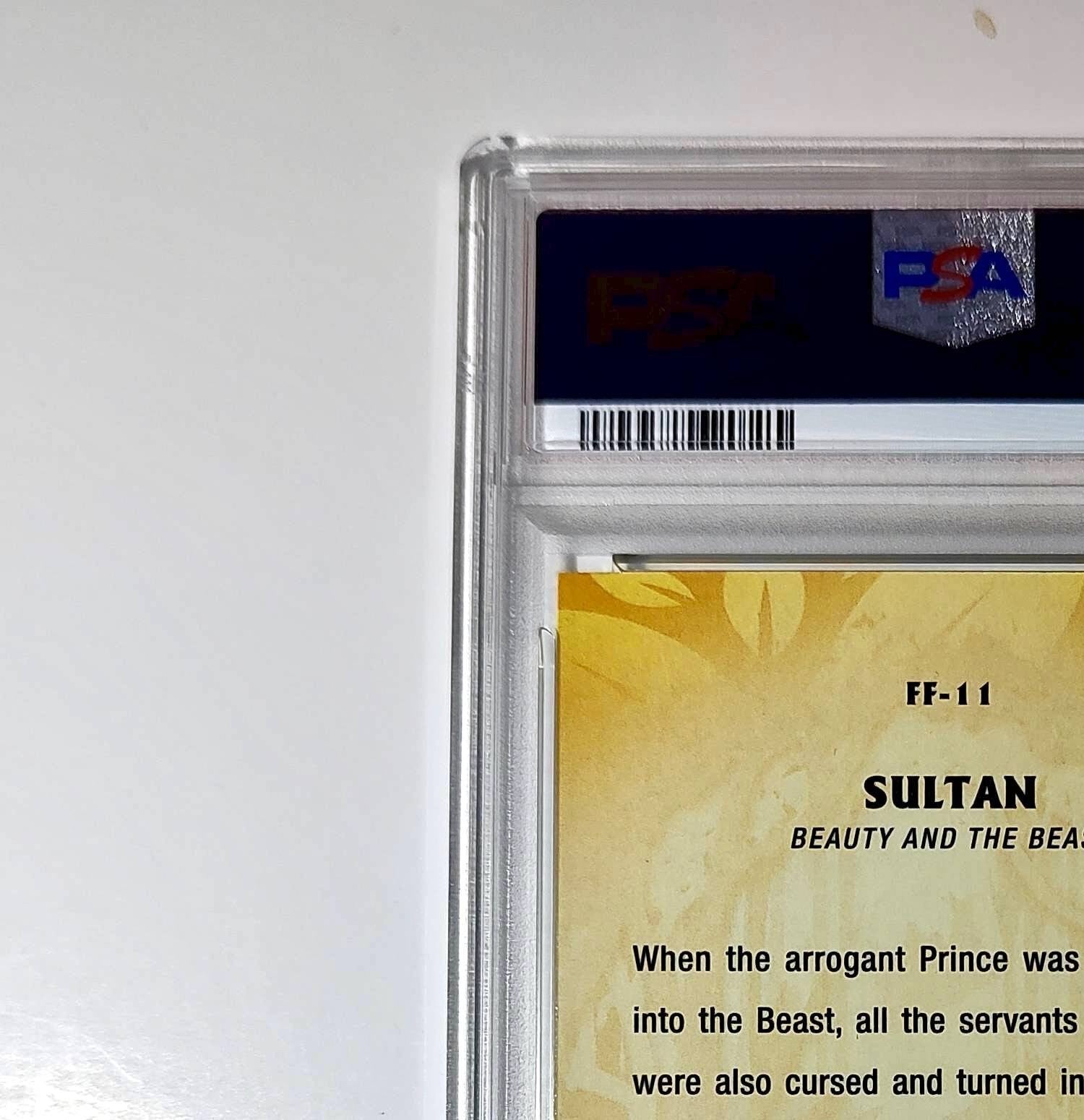 Sultan 2025 Topps Disney #FF-11 Furry Friends Beauty and the Beast PSA 10 GM