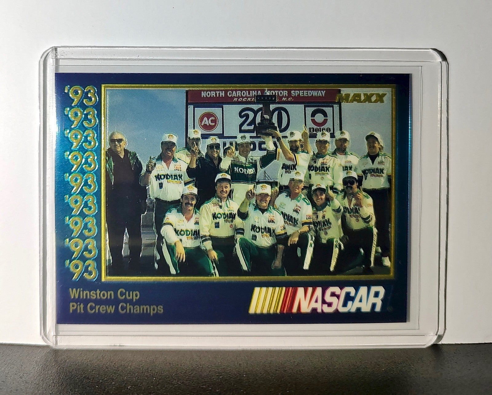 Winston Cup Pit Crew Champs 1993 Maxx Premier Plus Racing #171 NASCAR Card