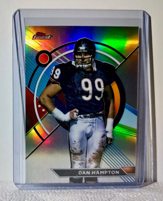 Dan Hampton 2023 Topps Finest Refractor NFL #159 Football Card Chicago Bears