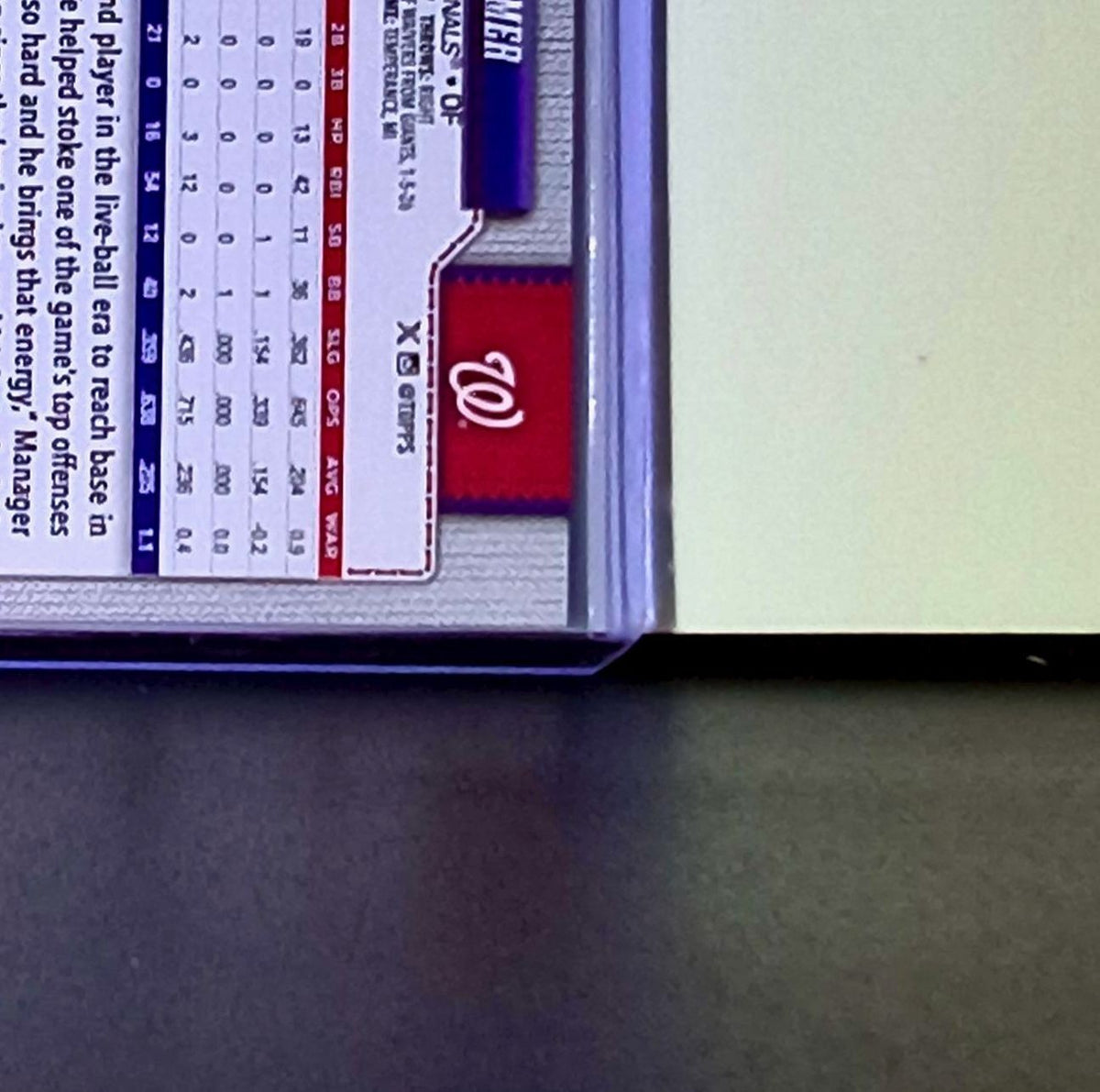 Joey Wiemer 2026 Topps Update MLB #US192 Card Washington Nationals