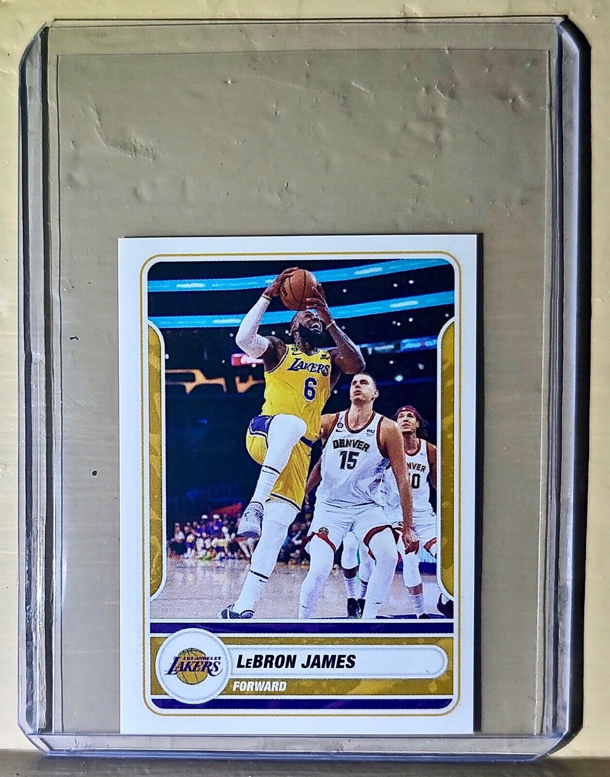 2023-24 LeBron James Panini NBA Basketball #363 Sticker Los Angeles Lakers