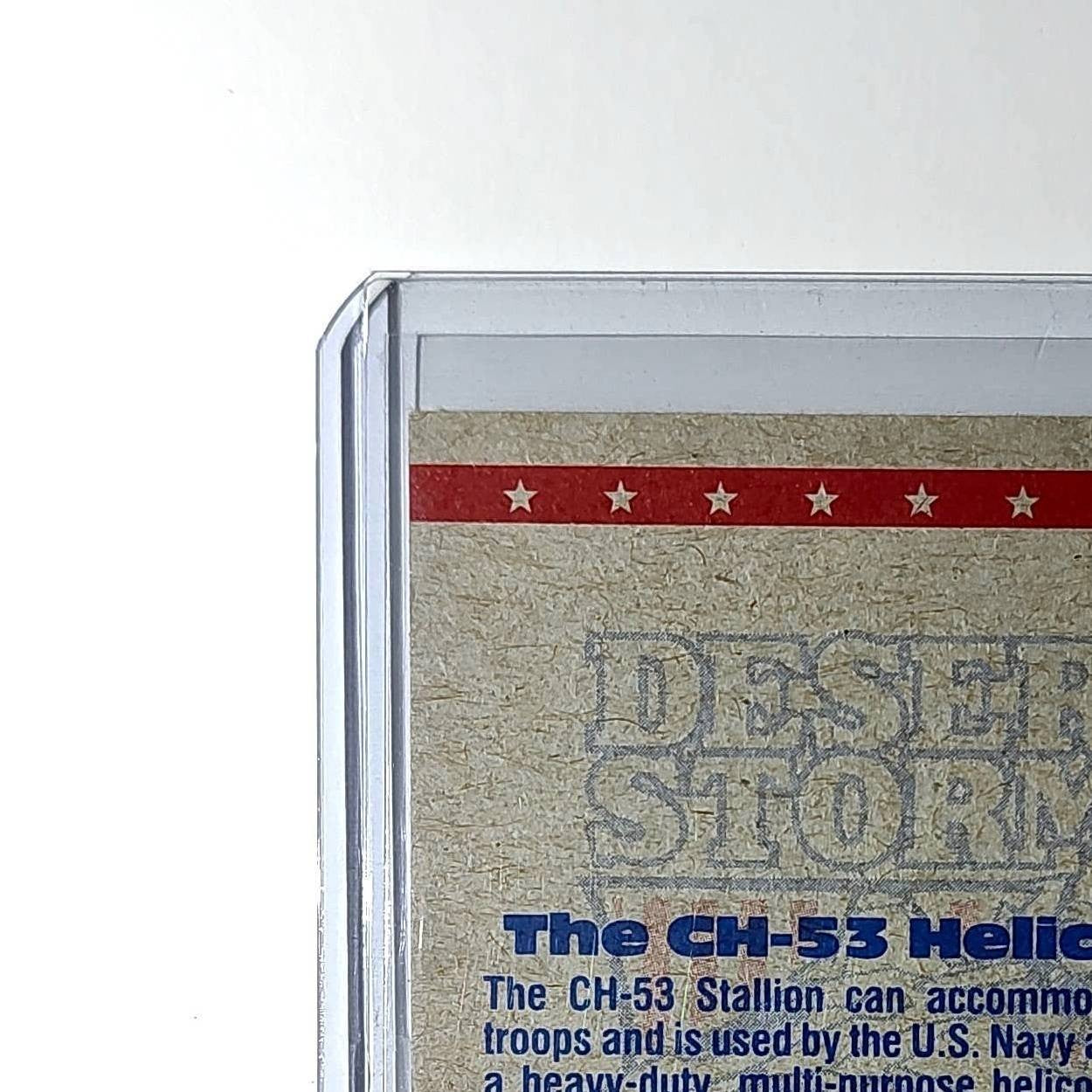 CH-53 Sea Stallion Helicopter 1991 Topps Desert Storm #9 Card