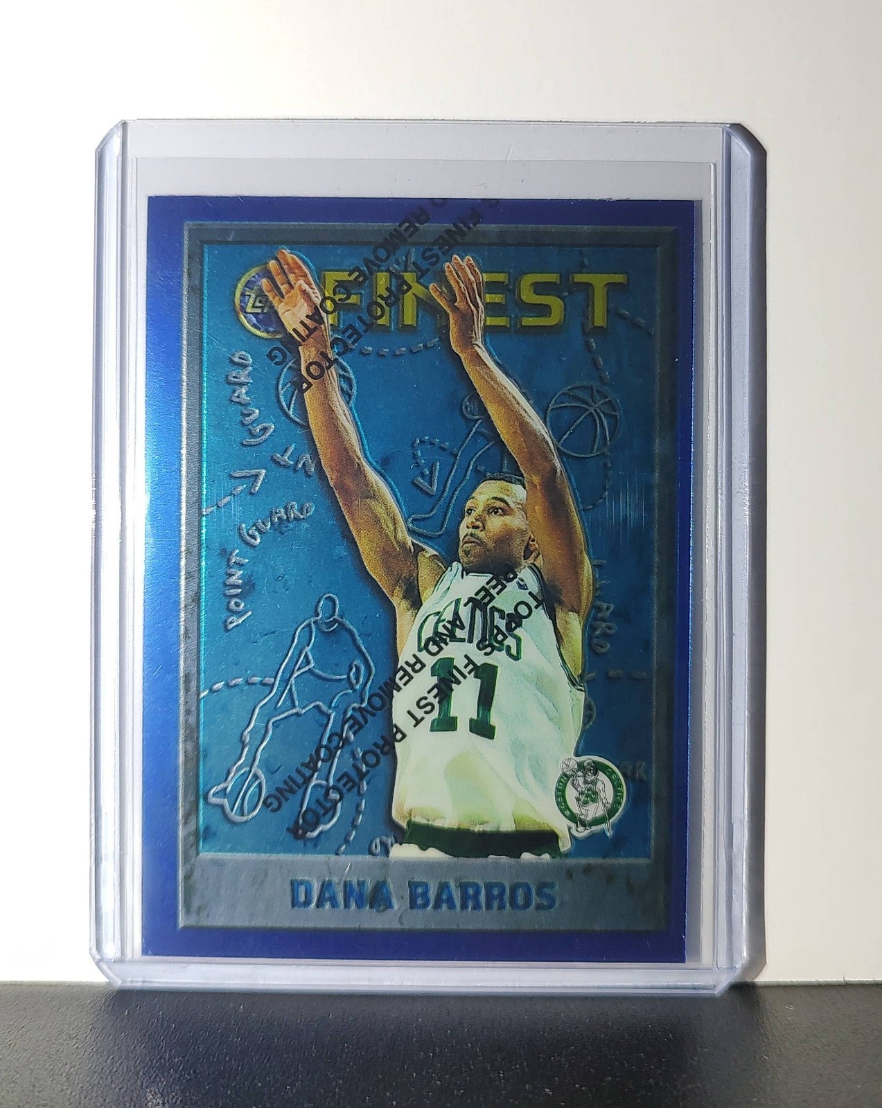 Dana Barros 1995-96 Topps Finest NBA #181 Card Boston Celtics