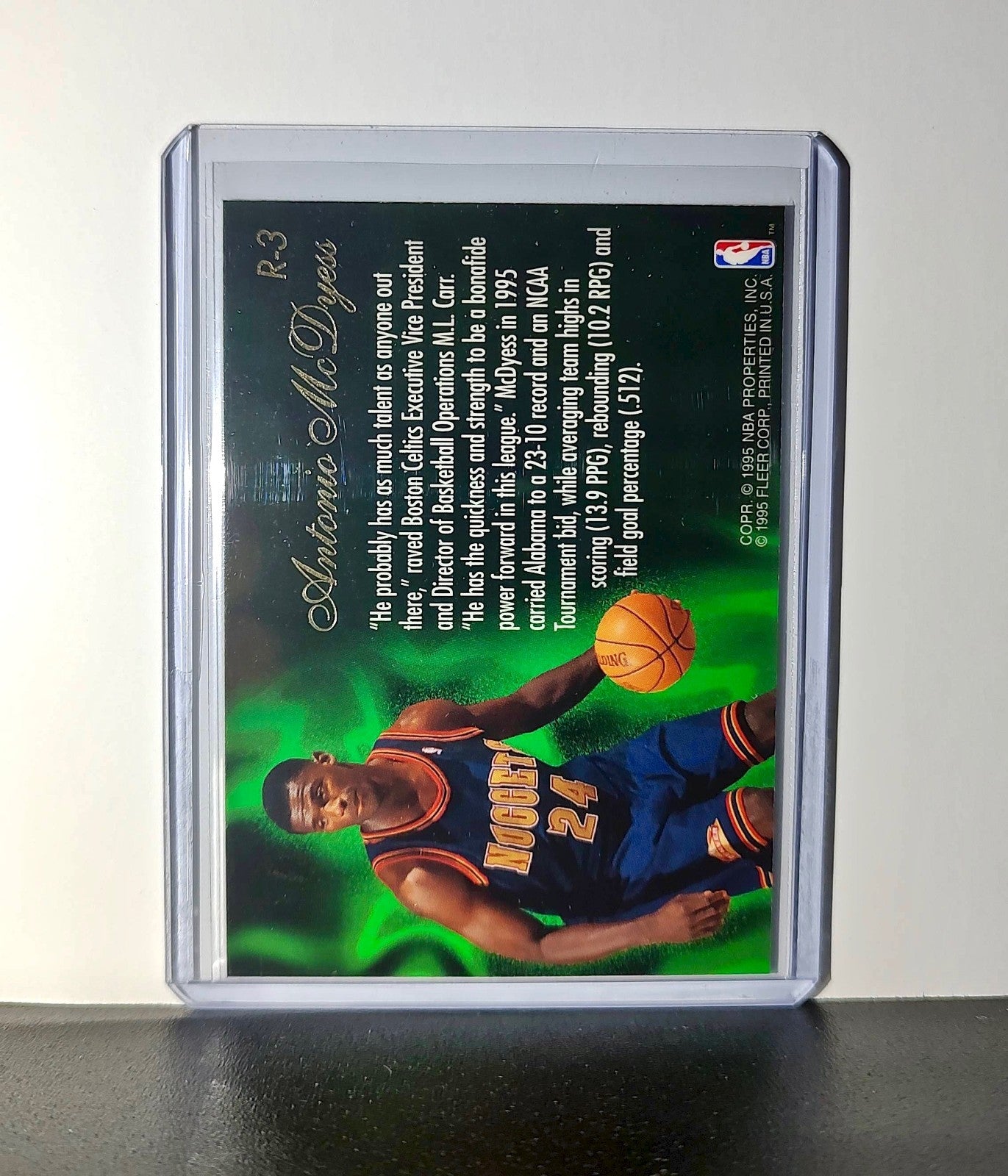 Antonio McDyess Rookie 1995-96 Flair NBA #R-3 Class of '95
