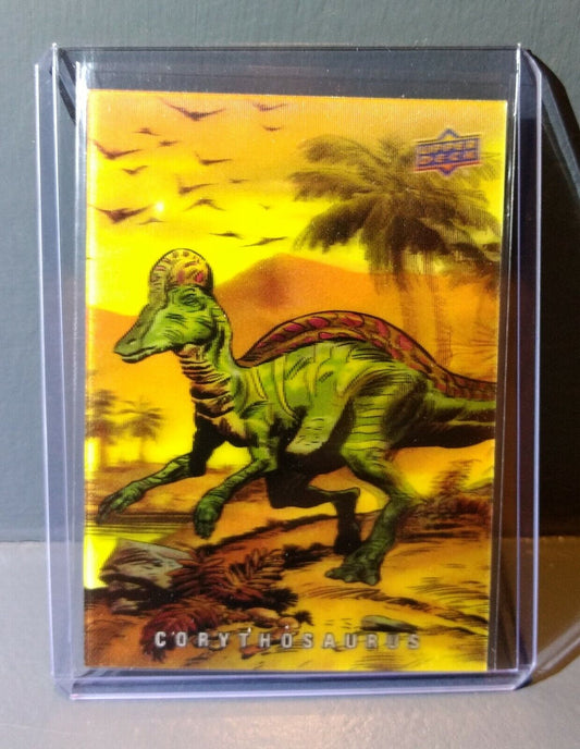 2015 Upper Deck Dinosaurs 3-D Lenticular Corythosaurus #7 Trading Card