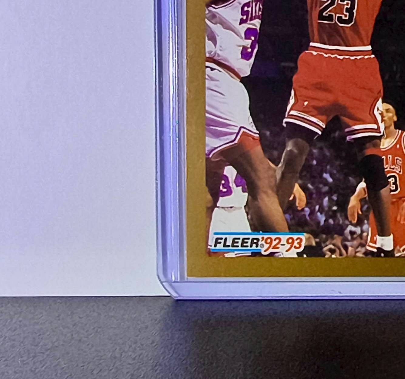 Michael Jordan 1992-93 Fleer League Leader #238 Basketball Card Chicago Bulls