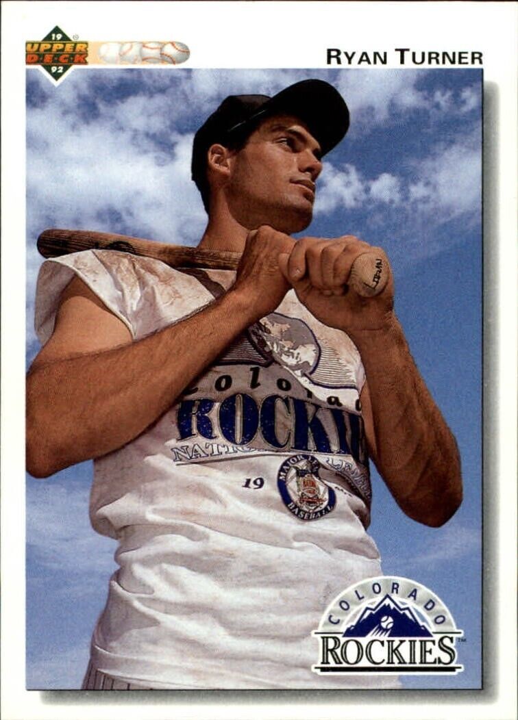 Ryan Turner 1992 Upper Deck MLB #710 Rookie Baseball Card Colorado Rockies