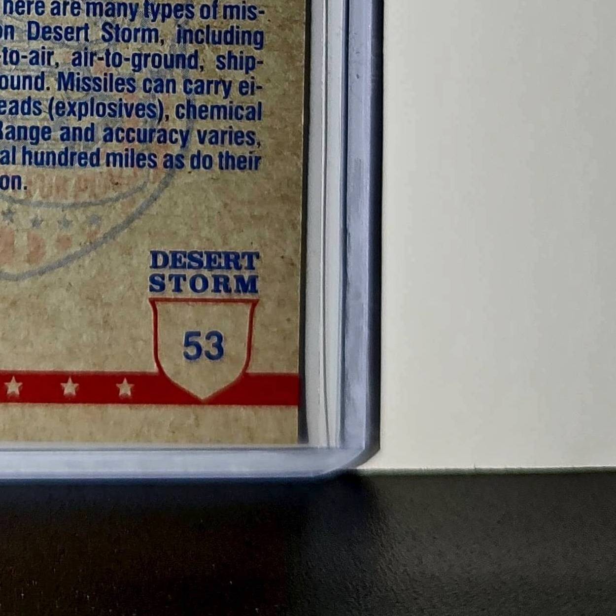 Phoenix Missile 1991 Topps Desert Storm #53 Card
