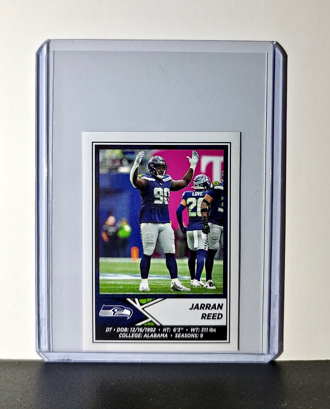 Jarran Reed 2024 Panini NFL Sticker #545 Seattle Seahawks