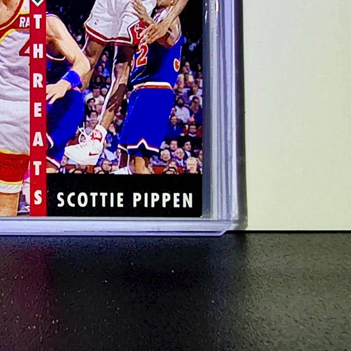 Michael Jordan Scottie Pippen 1992-93 Upper Deck Scoring Threats #62 Card Bulls