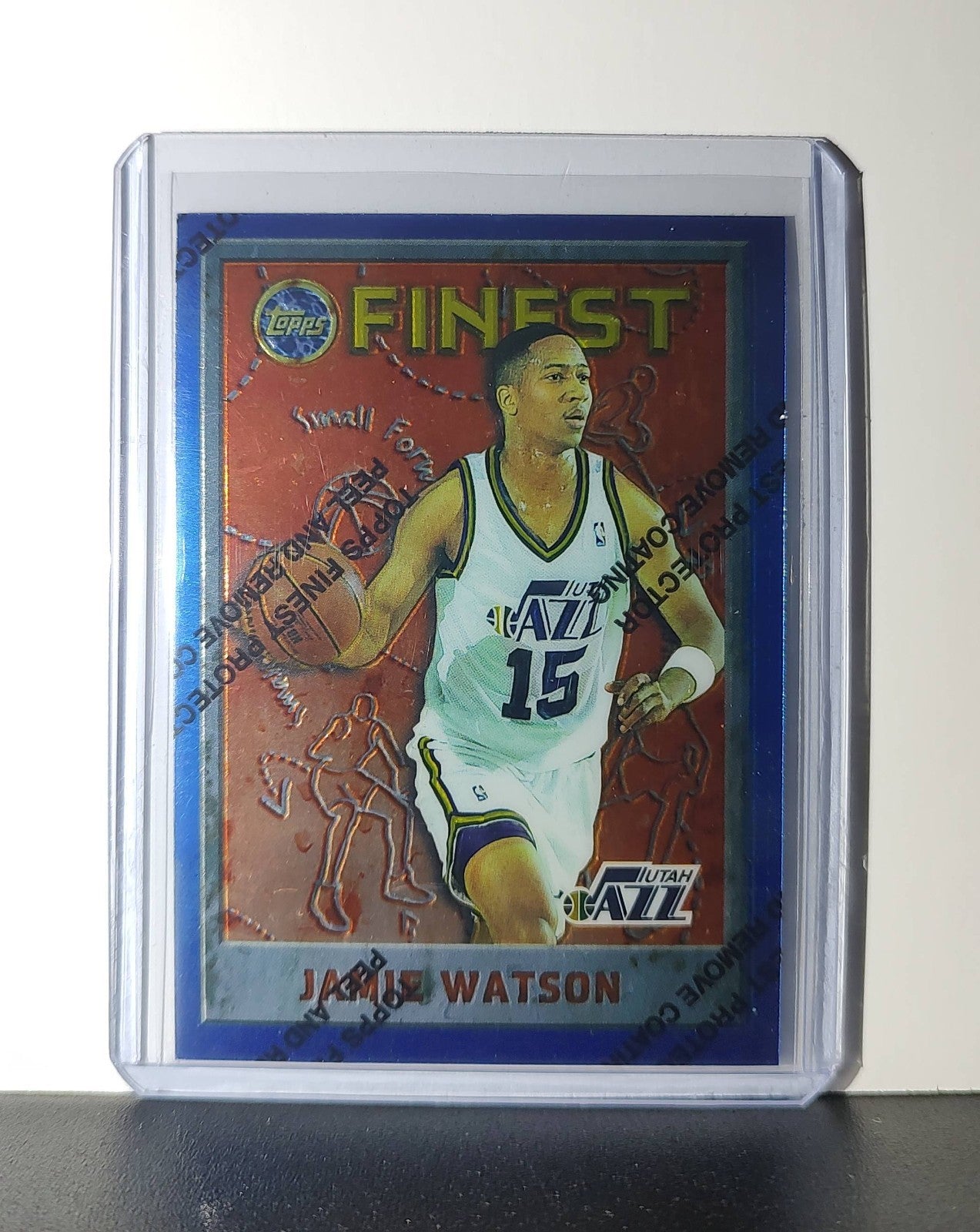 Jamie Watson 1995-96 Topps Finest NBA #230 Card Utah Jazz