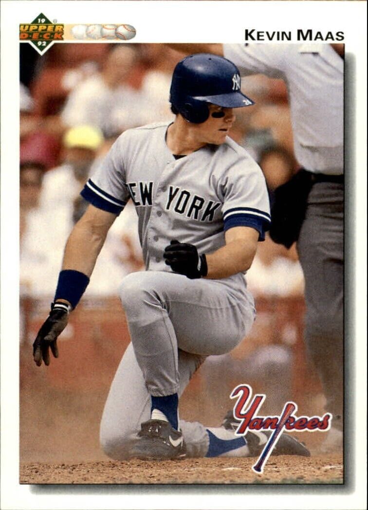 Kevin Maas 1992 Upper Deck MLB #377 Baseball Card New York Yankees