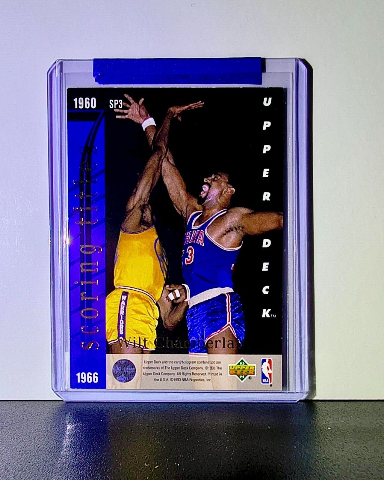 Michael Jordan Wilt Chamberlain 1993-94 Upper Deck Seven Straight #SP3 Card
