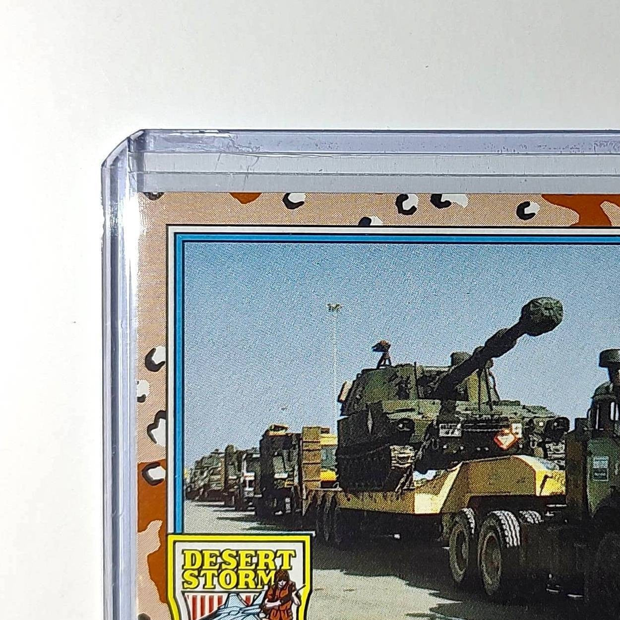 M-109 Howitzer 1991 Topps Desert Storm #107 Card