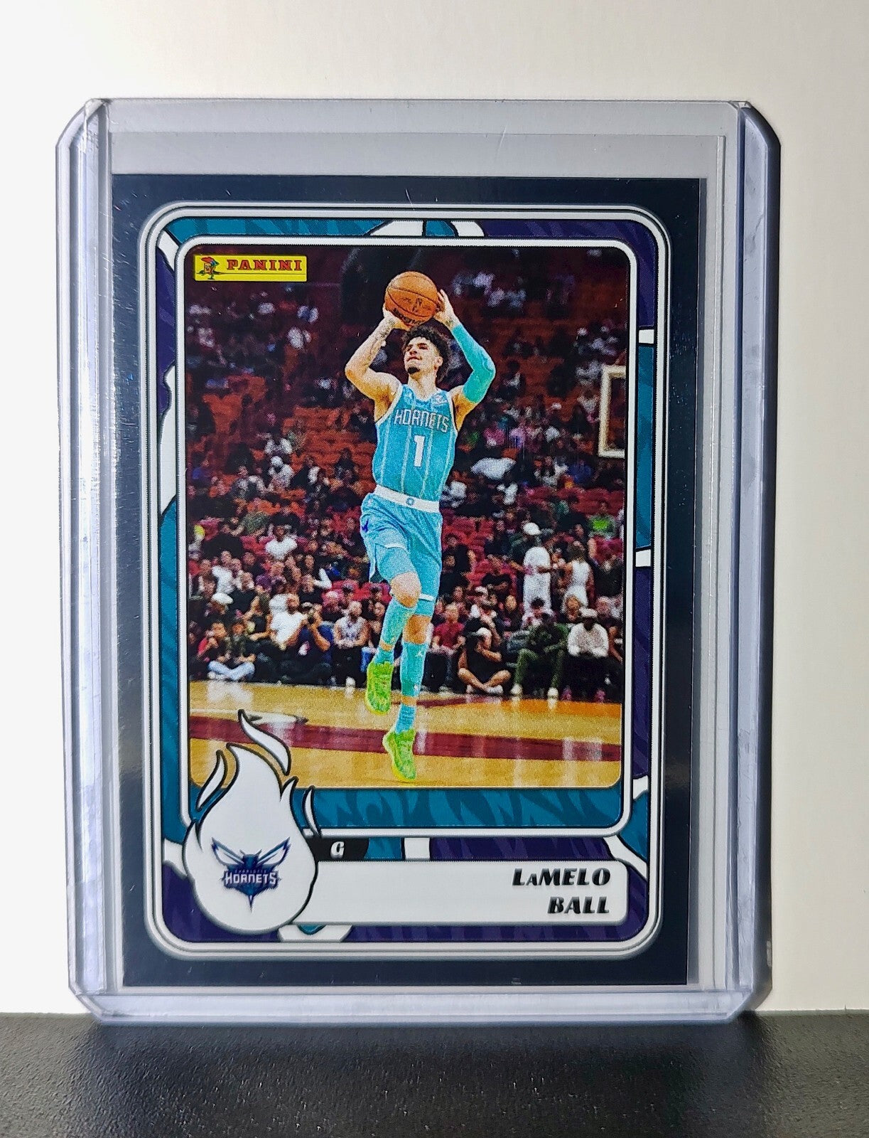 LaMelo Ball 2024-25 Panini NBA #45 Foil Sticker Card Charlotte Hornets
