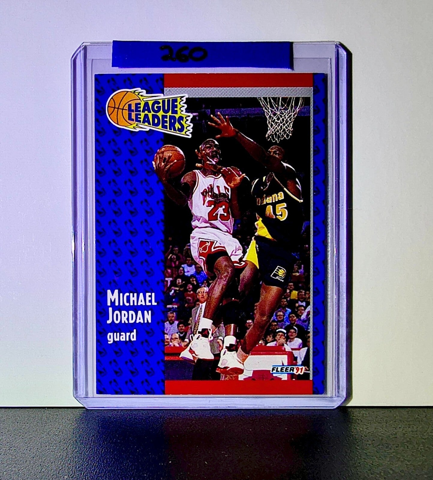 Michael Jordan 1991-92 Fleer League Leaders #220 Basketball Card Chicago Bulls