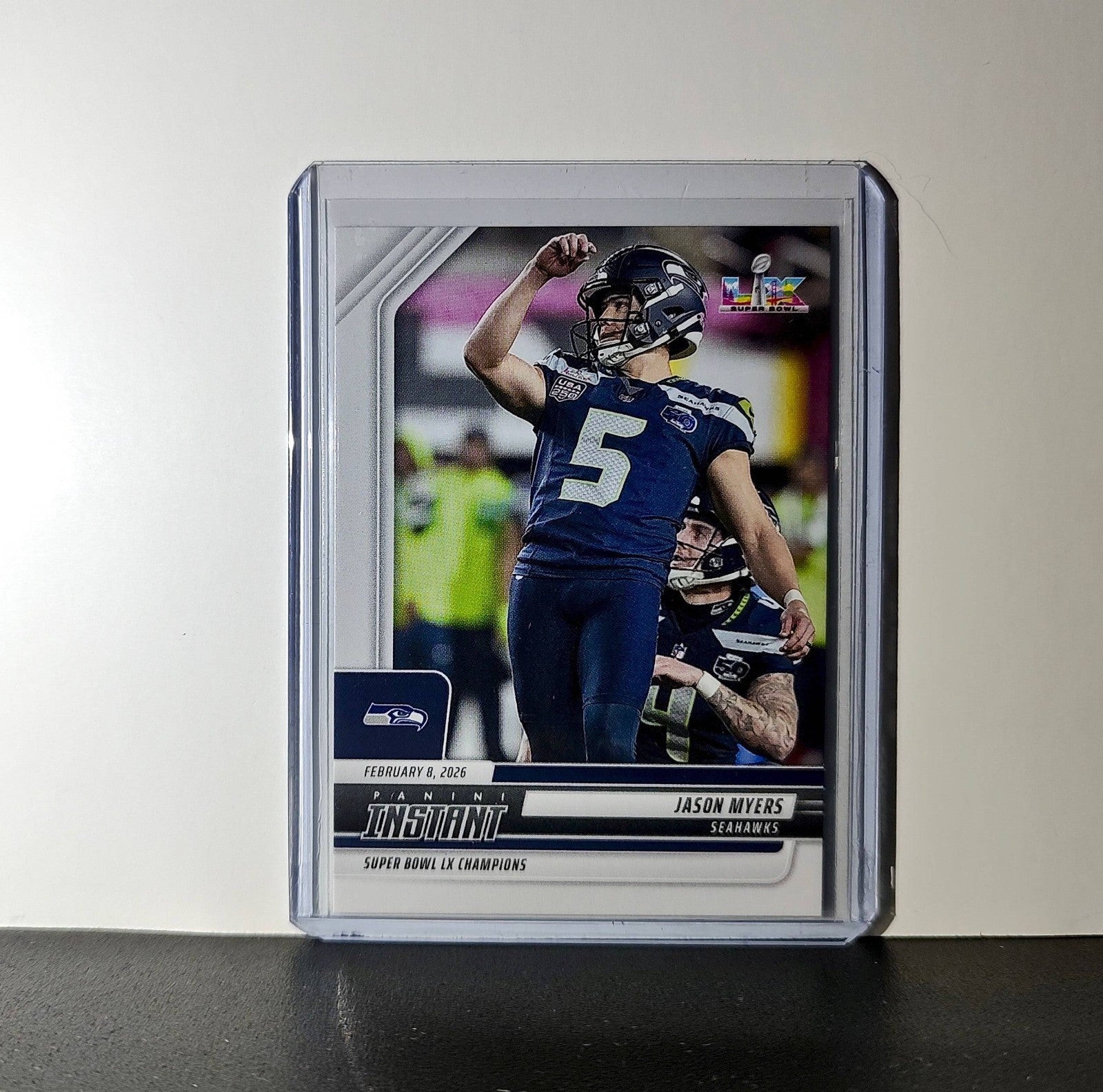 Jason Myers 2026 Panini NFL Super Bowl LIX Champions #27 Card Seattle Seahawks