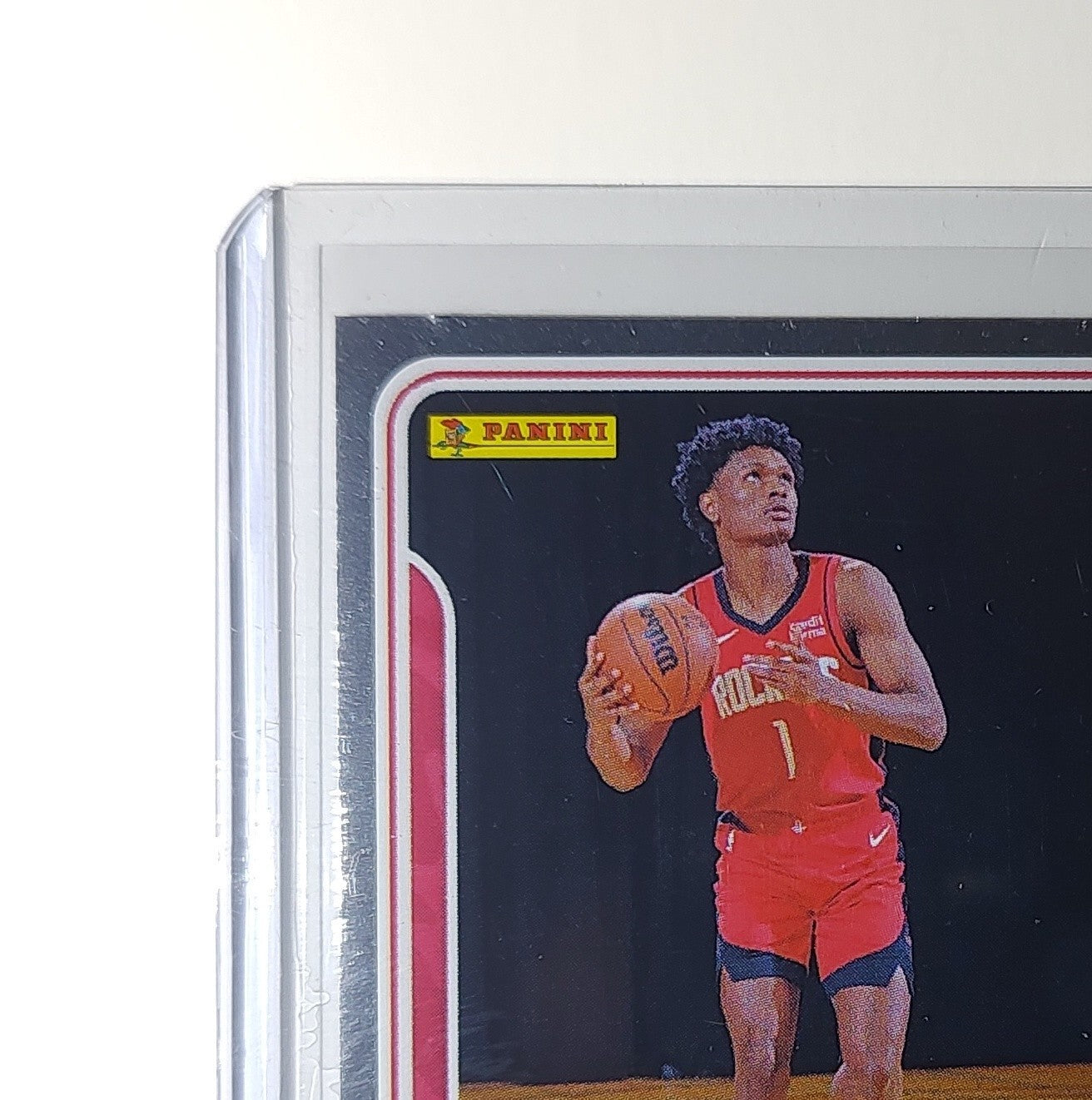 Amen Thompson Rookie 2023-24 Panini NBA Sticker Foil Card #99 Houston Rockets