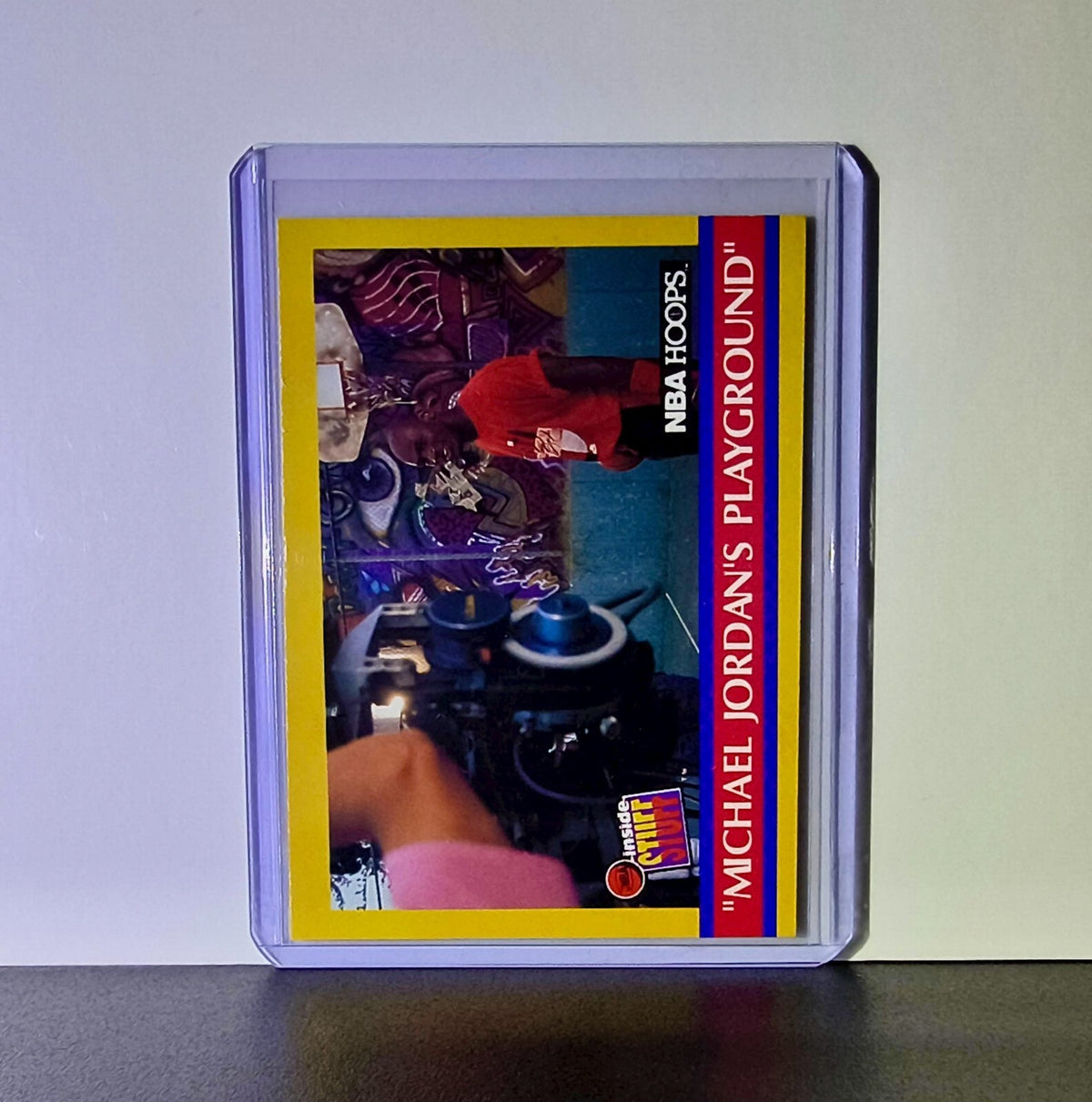 Michael Jordan 1990-91 NBA Hoops Playground #382 Basketball Card Chicago Bulls