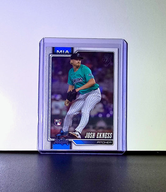 Josh Ekness Rookie 2026 Topps Update MLB #US42 Card Miami Marlins