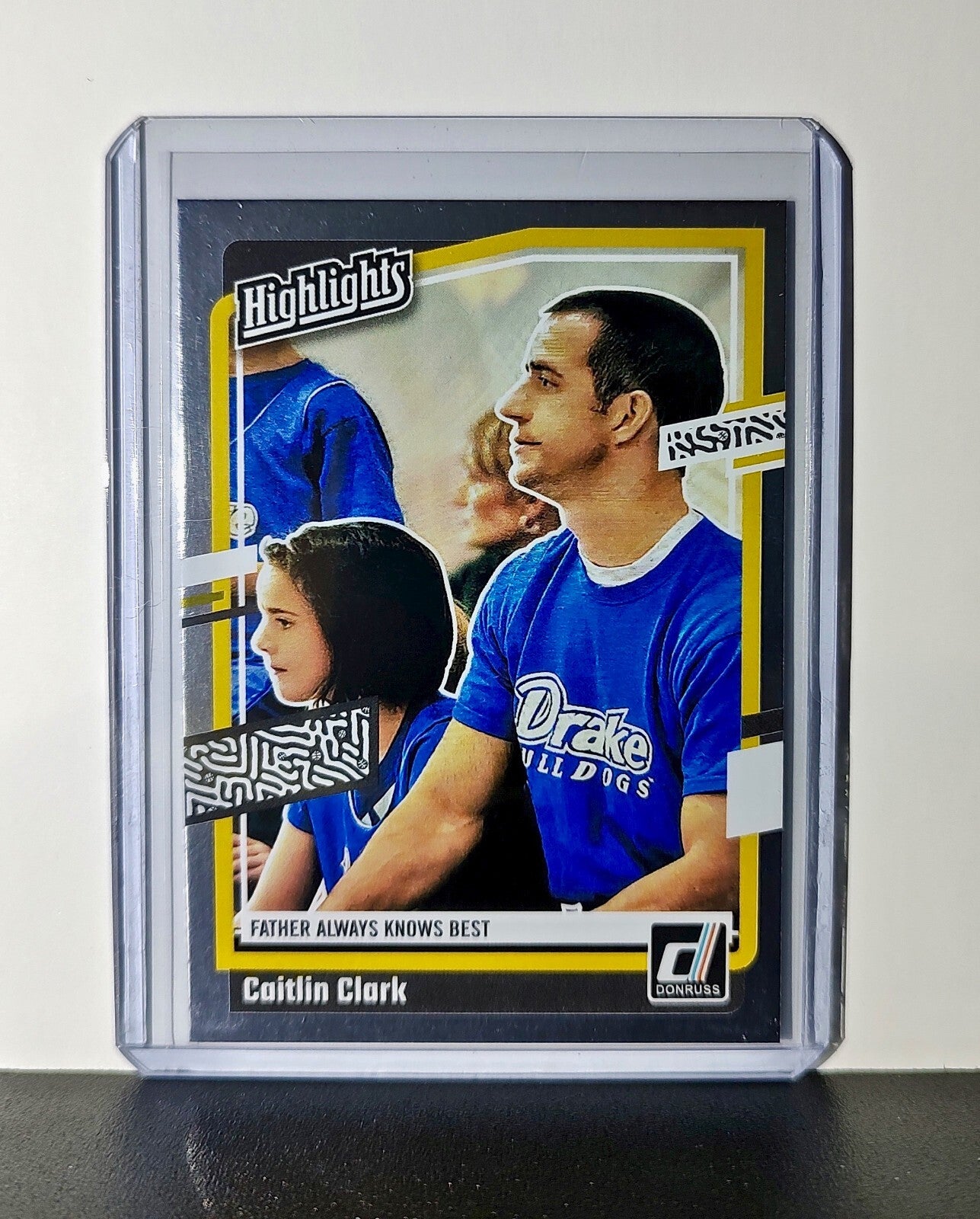 Caitlin Clark 2024 Silver Foil Panini Donruss Highlights #H2 Card Iowa Hawkeyes
