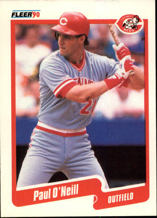 1990 Paul O'Neill Fleer Baseball Card #427