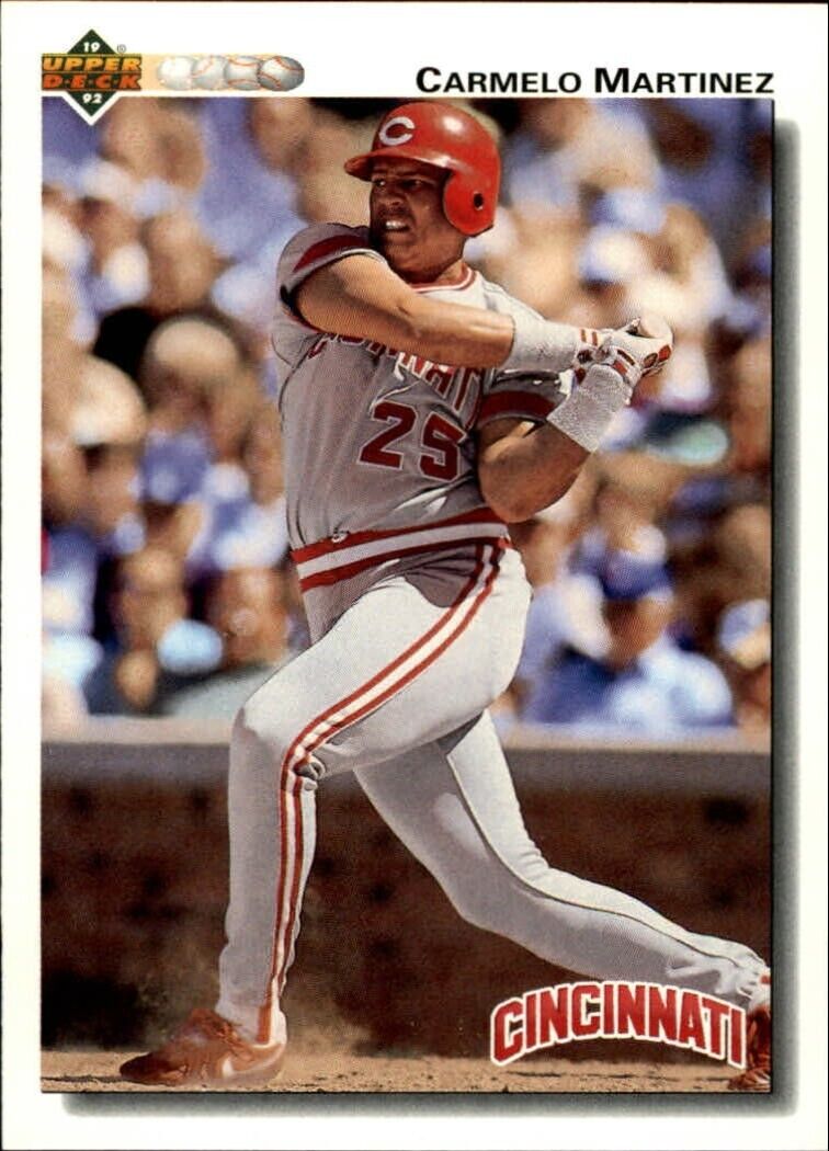 Carmelo Martinez 1992 Upper Deck MLB #696 Baseball Card Cincinnati Reds