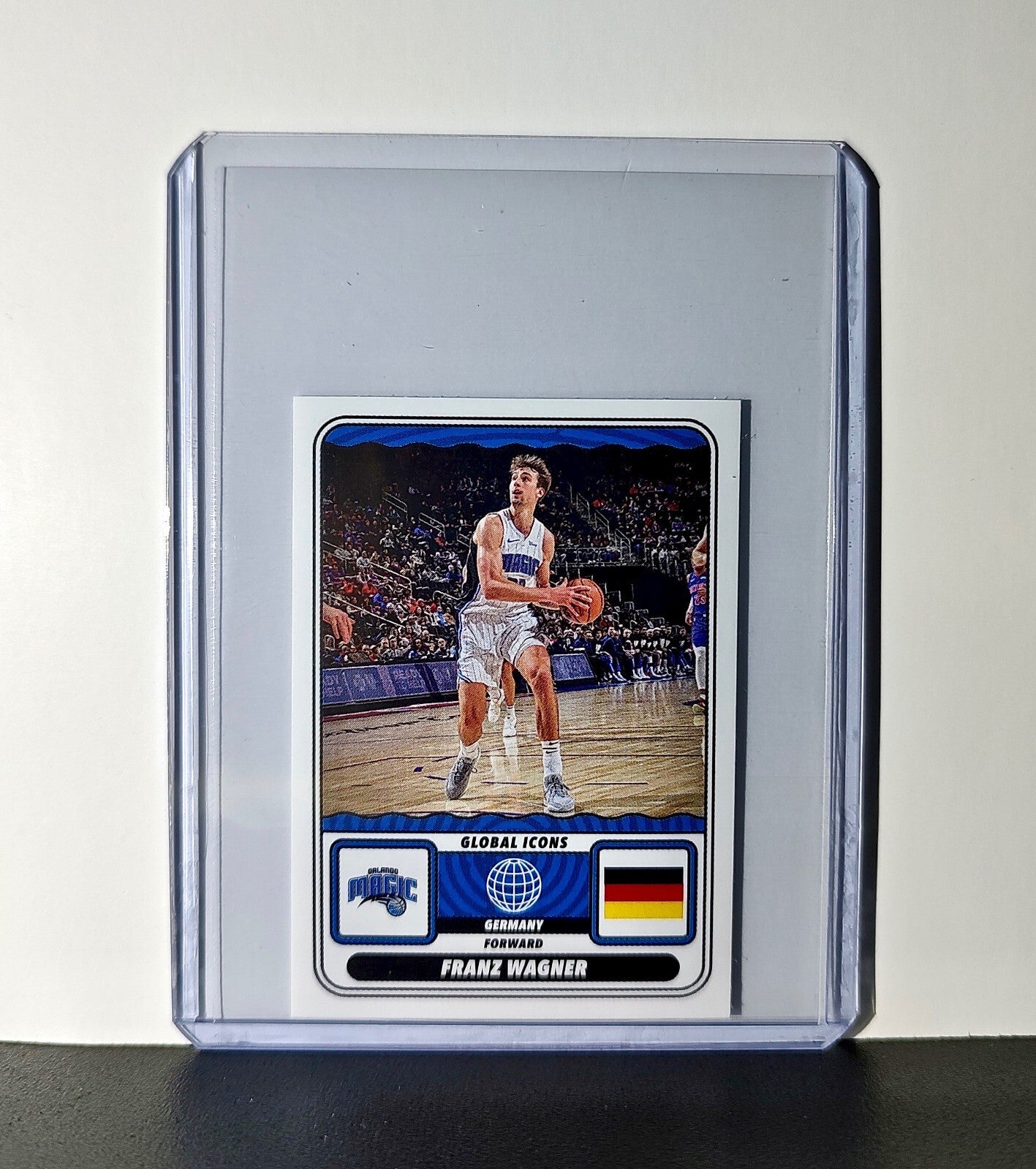 Franz Wagner Global Icons 2024-25 Panini NBA #63 Sticker Card Orlando Magic