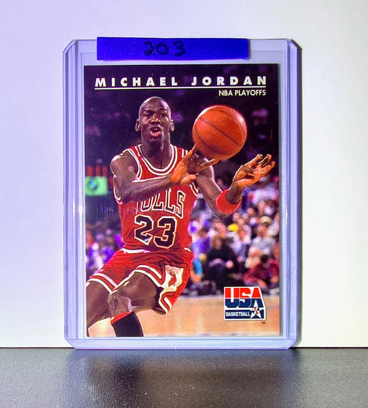 Michael Jordan 1992-93 Skybox USA Basketball #42 Basketball Card Chicago Bulls