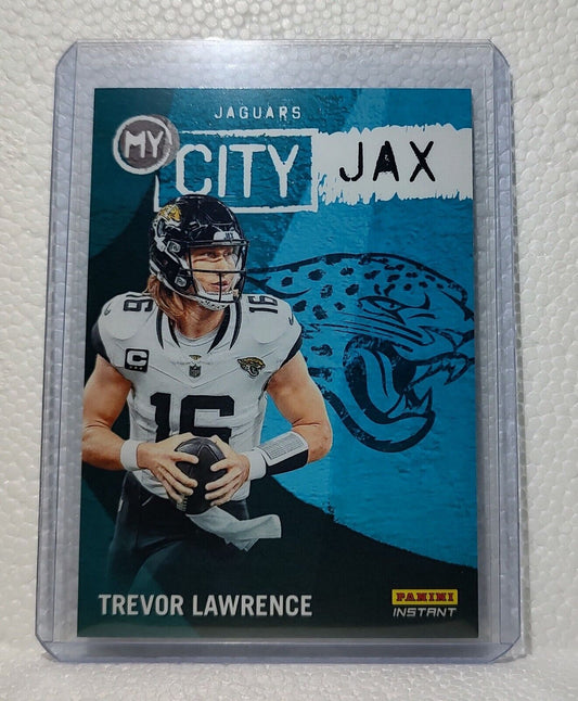 Trevor Lawrence 2023 Panini NFL #11 My City Football Card Jaguars 1/344