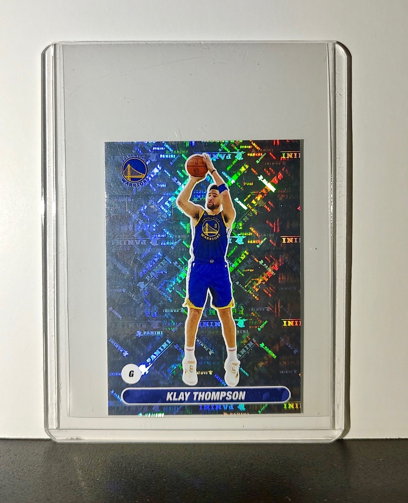 Klay Thompson 2023-24 Panini NBA #320 Foil Sticker Golden State Warriors