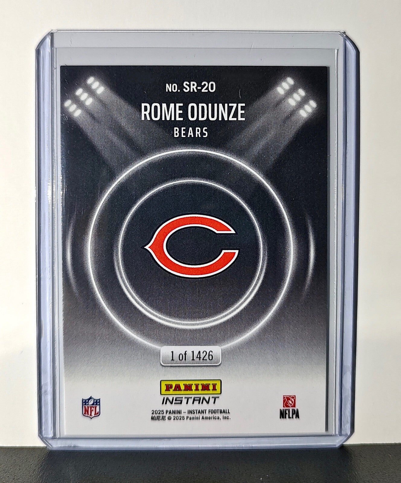 Rome Odunze Rookie 2024 Panini Spotlight Rookies NFL #20 Card Bears 1 of 1426