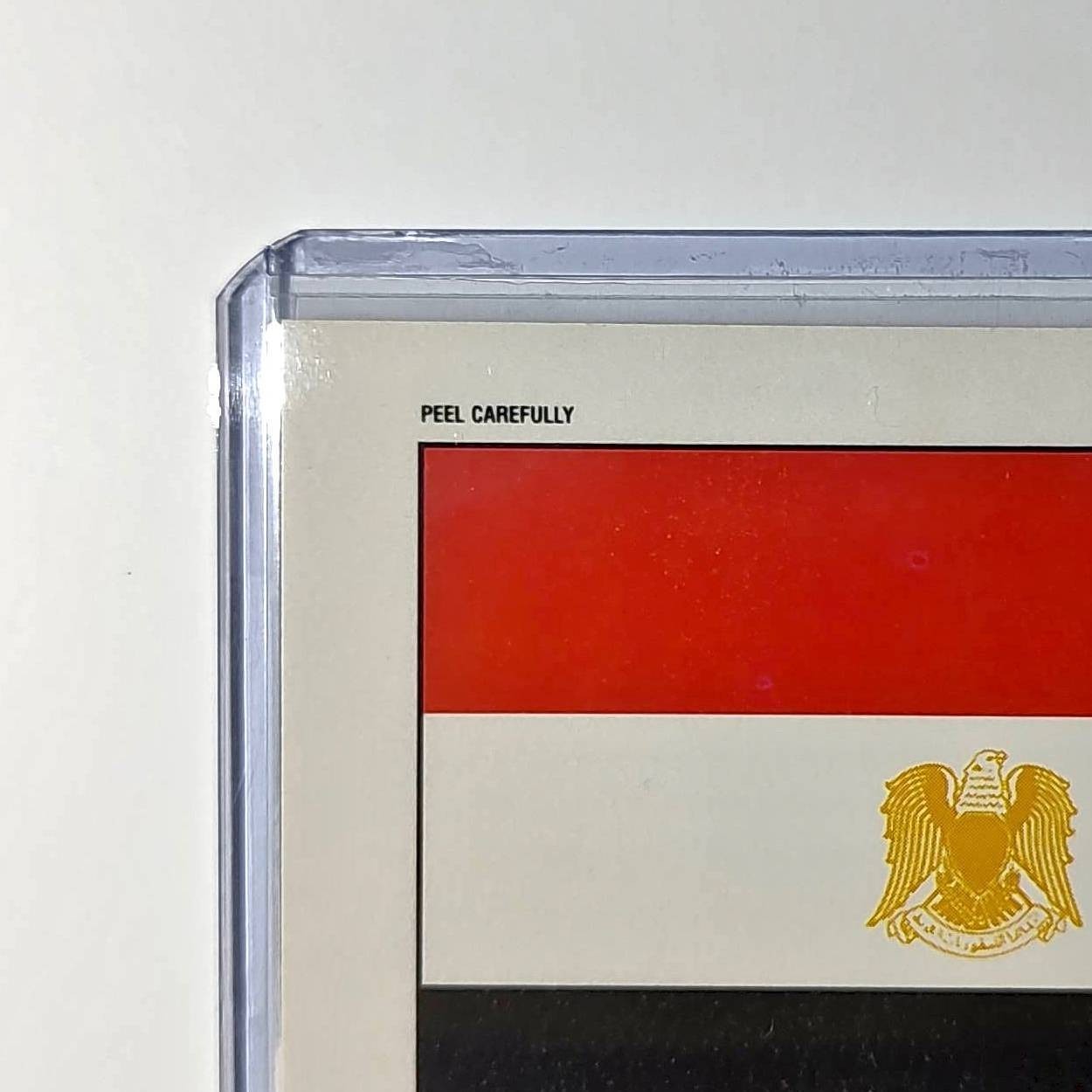 Egypt Flag 1991 Topps Desert Storm #26 Sticker Card