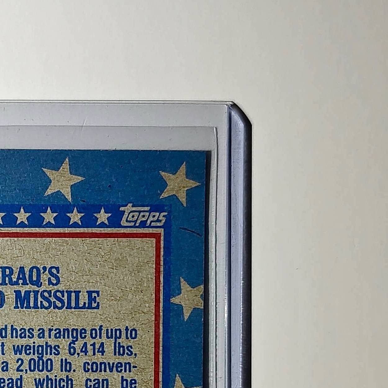Iraq’s SCUD Missile 1991 Topps Desert Storm #101 Card