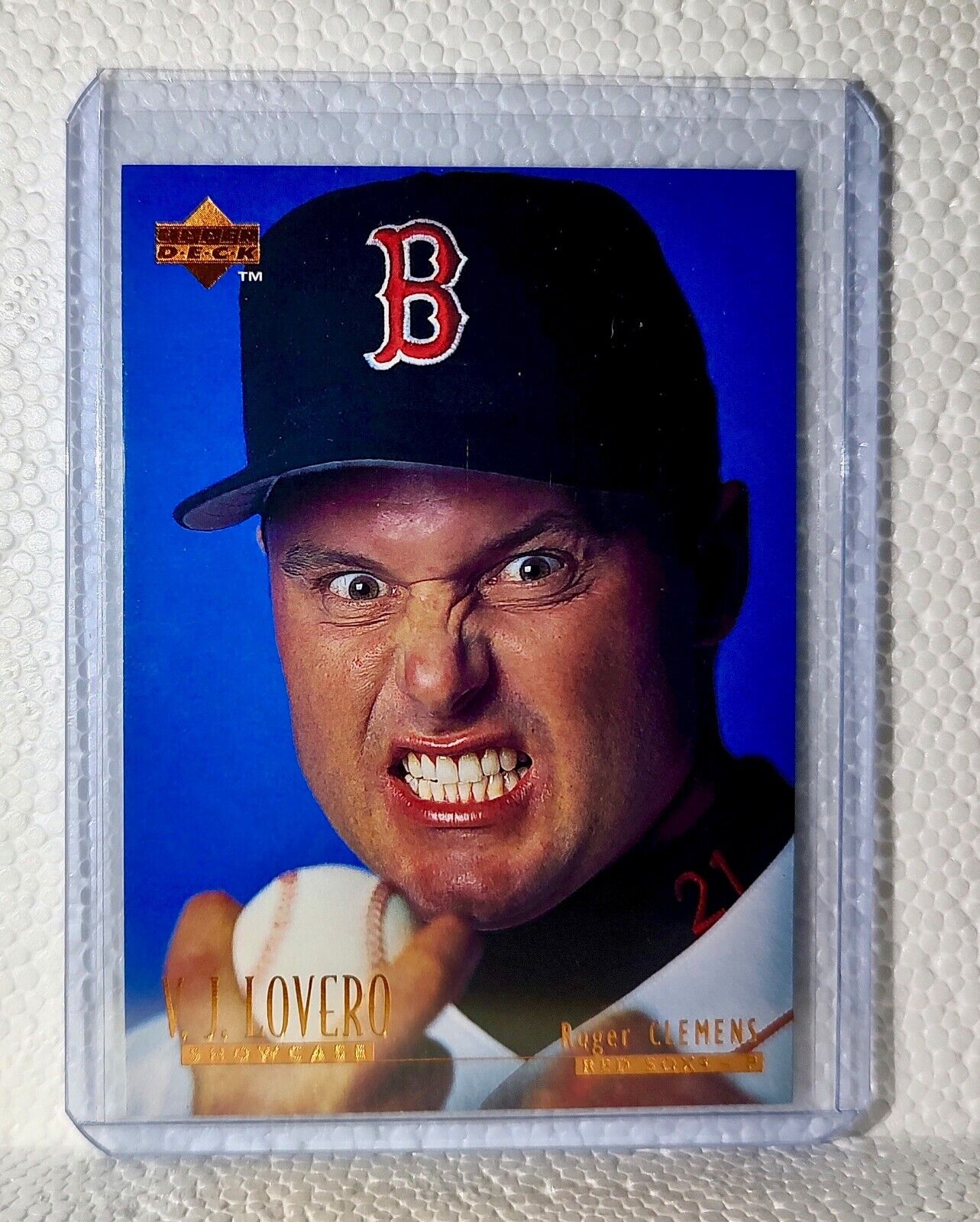 Roger Clemens 1996 Fleer MLB #VJ13 Showcase Baseball Card Boston Red Sox