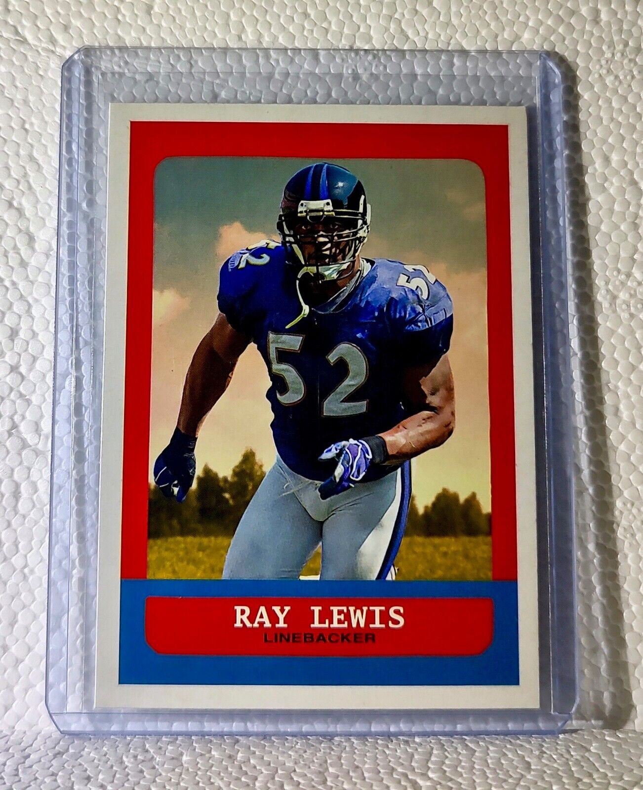 Ray Lewis 2023 Topps Finest NFL #365 Football Card Baltimore Ravens