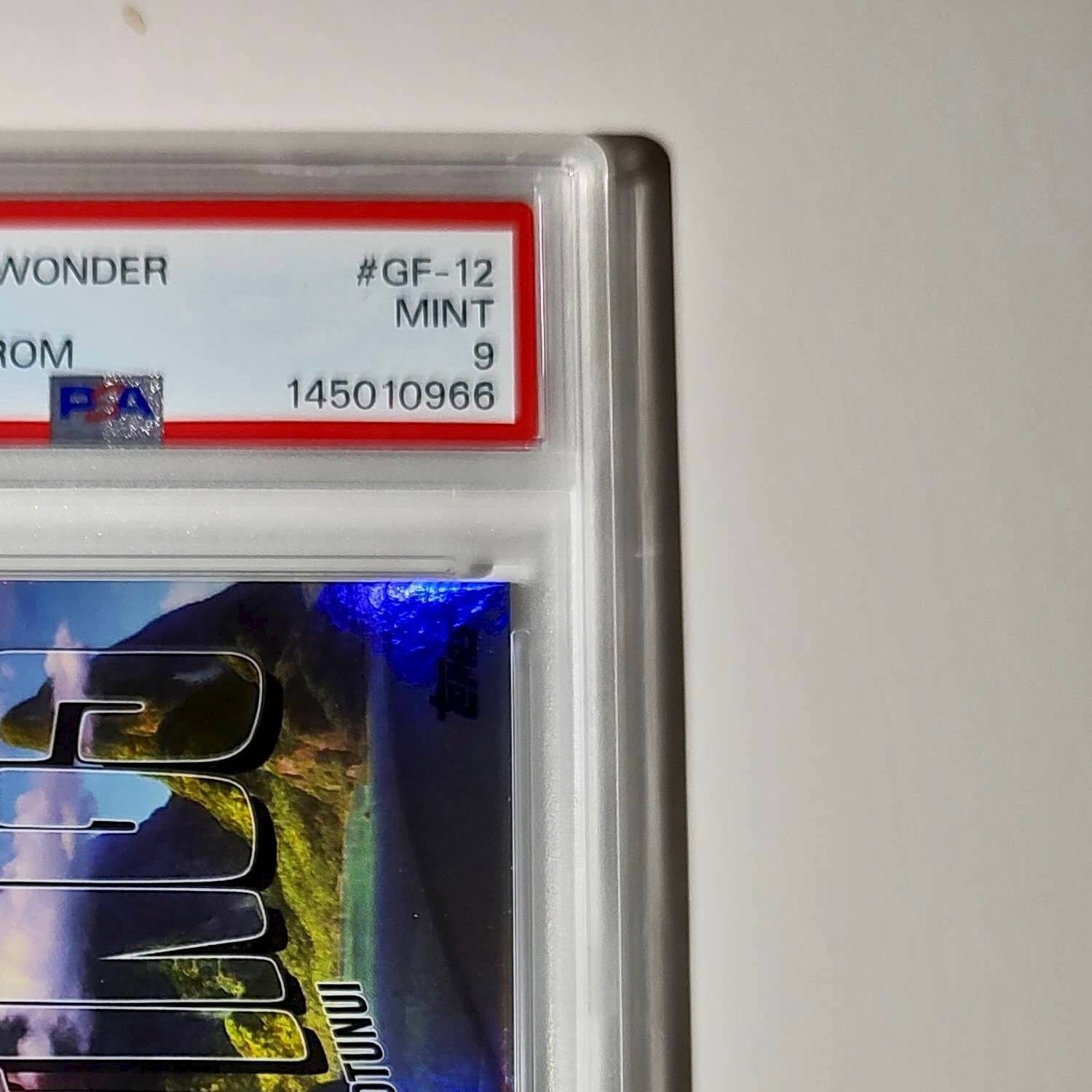 Motunui 2025 Topps Disney Wonder #GF-12 Greetings From Card Moana PSA 9
