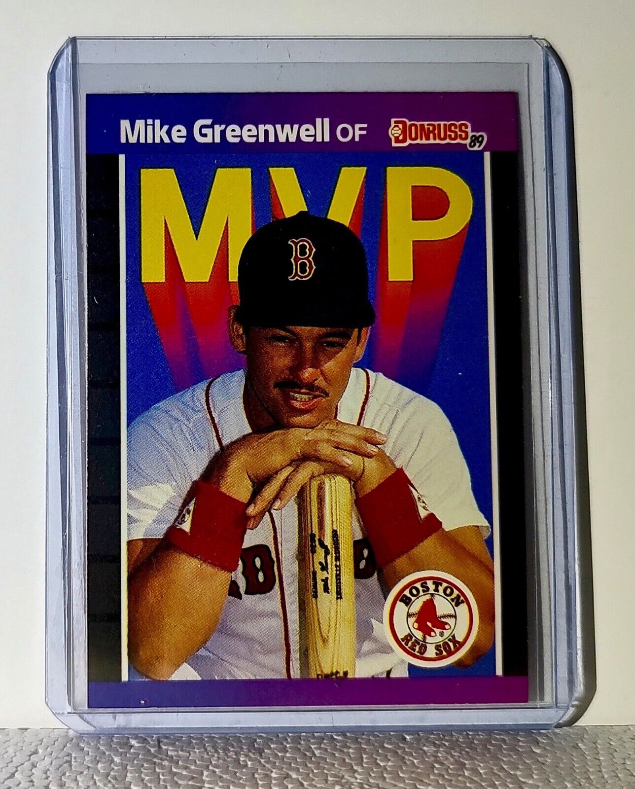 Mike Greenwell 1989 Donruss MLB #BC-13 MVP Baseball Card Boston Red Sox