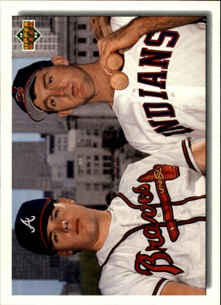 Jim Thome / Ryan Klesko 1992 Upper Deck MLB Upper Deck Checklist #1 Card Braves