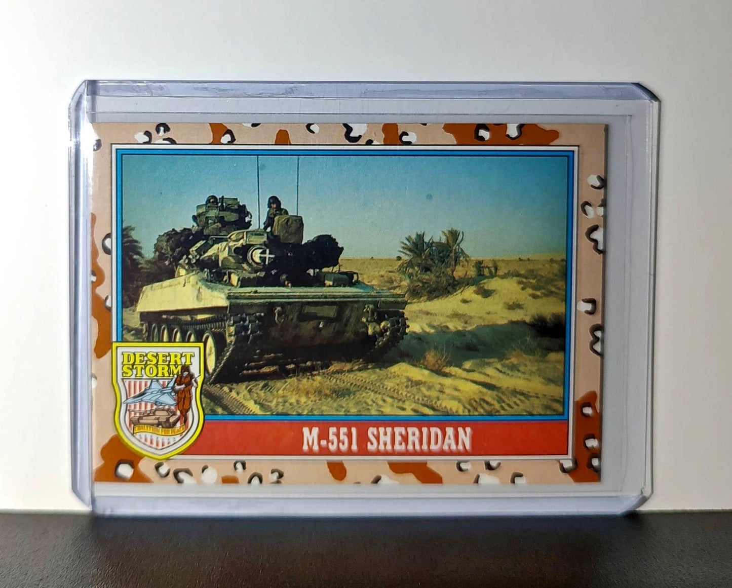 M-551 Sheridan 1991 Topps Desert Storm #92 Card