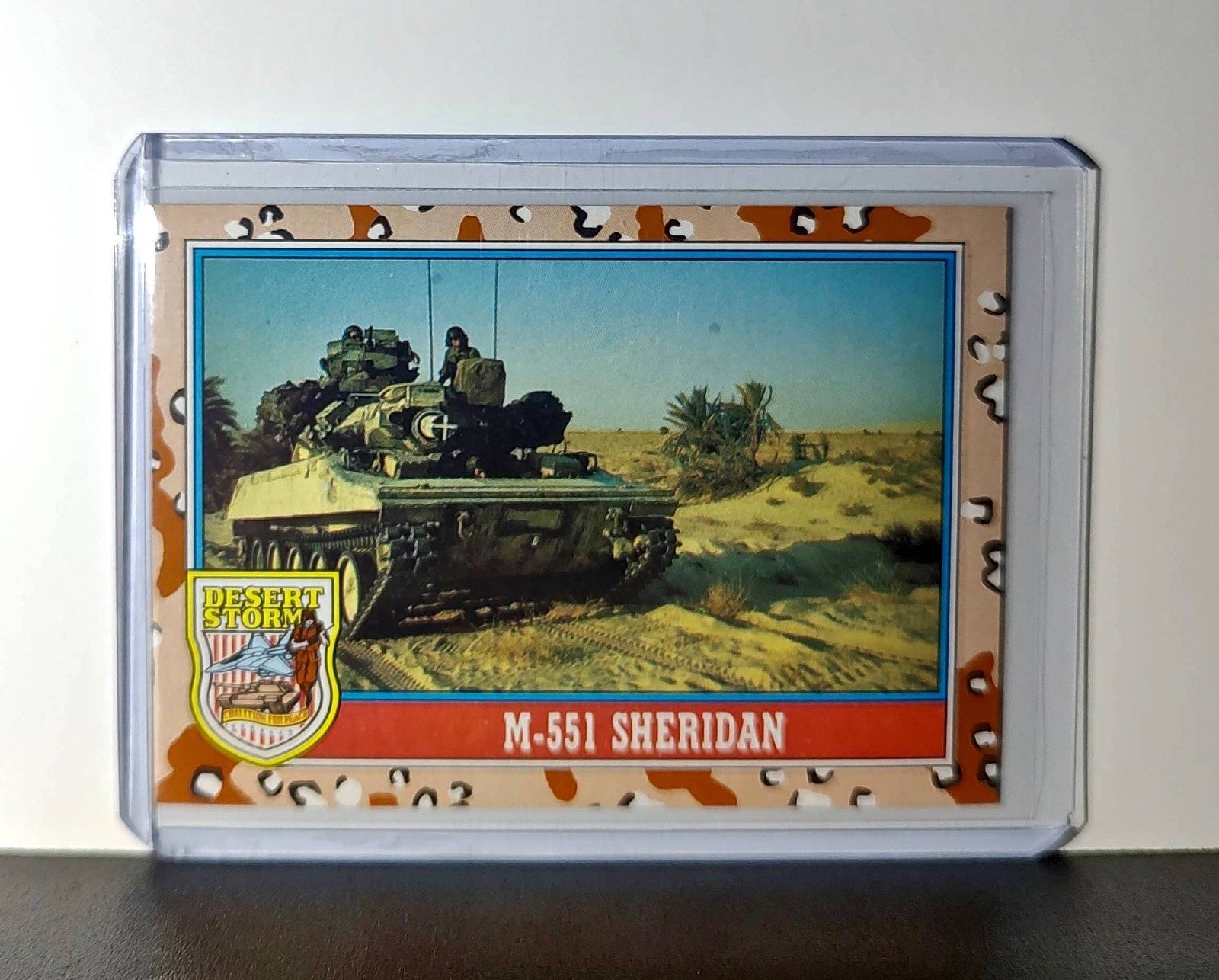 M-551 Sheridan 1991 Topps Desert Storm #92 Card