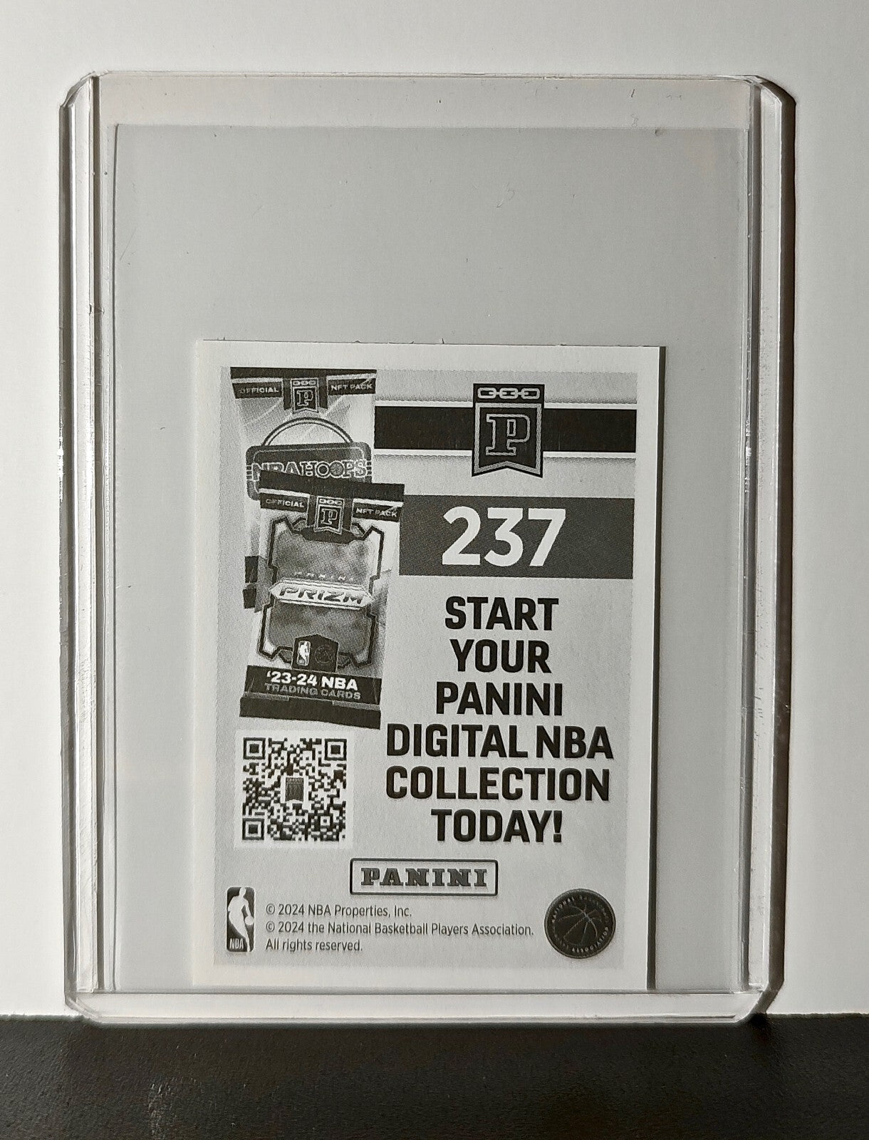 Pacôme Dadiet 2024-25 Panini NBA #237 Sticker Card New York Knicks