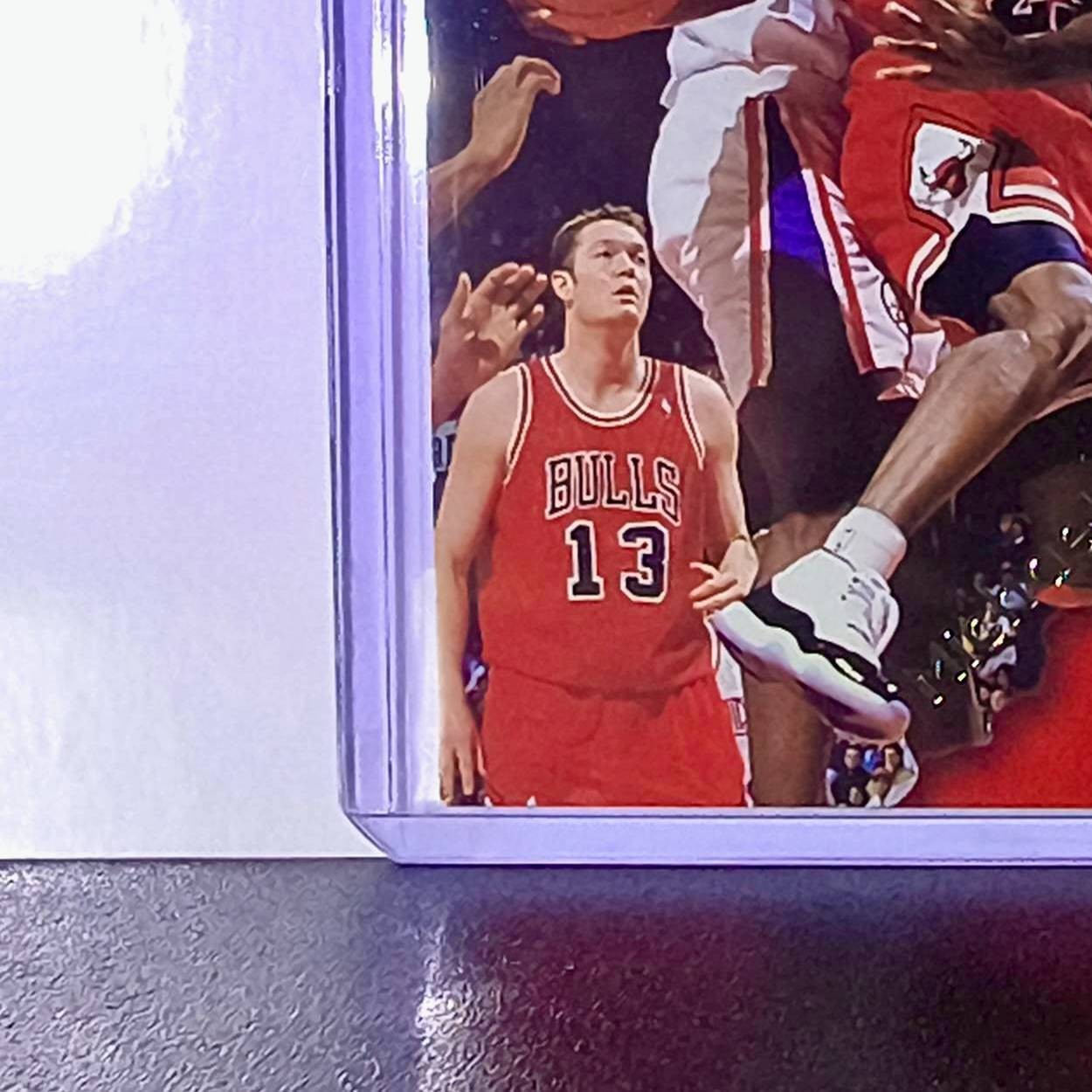 Michael Jordan 1996-97 NBA Hoops #20 Basketball Card Chicago Bulls