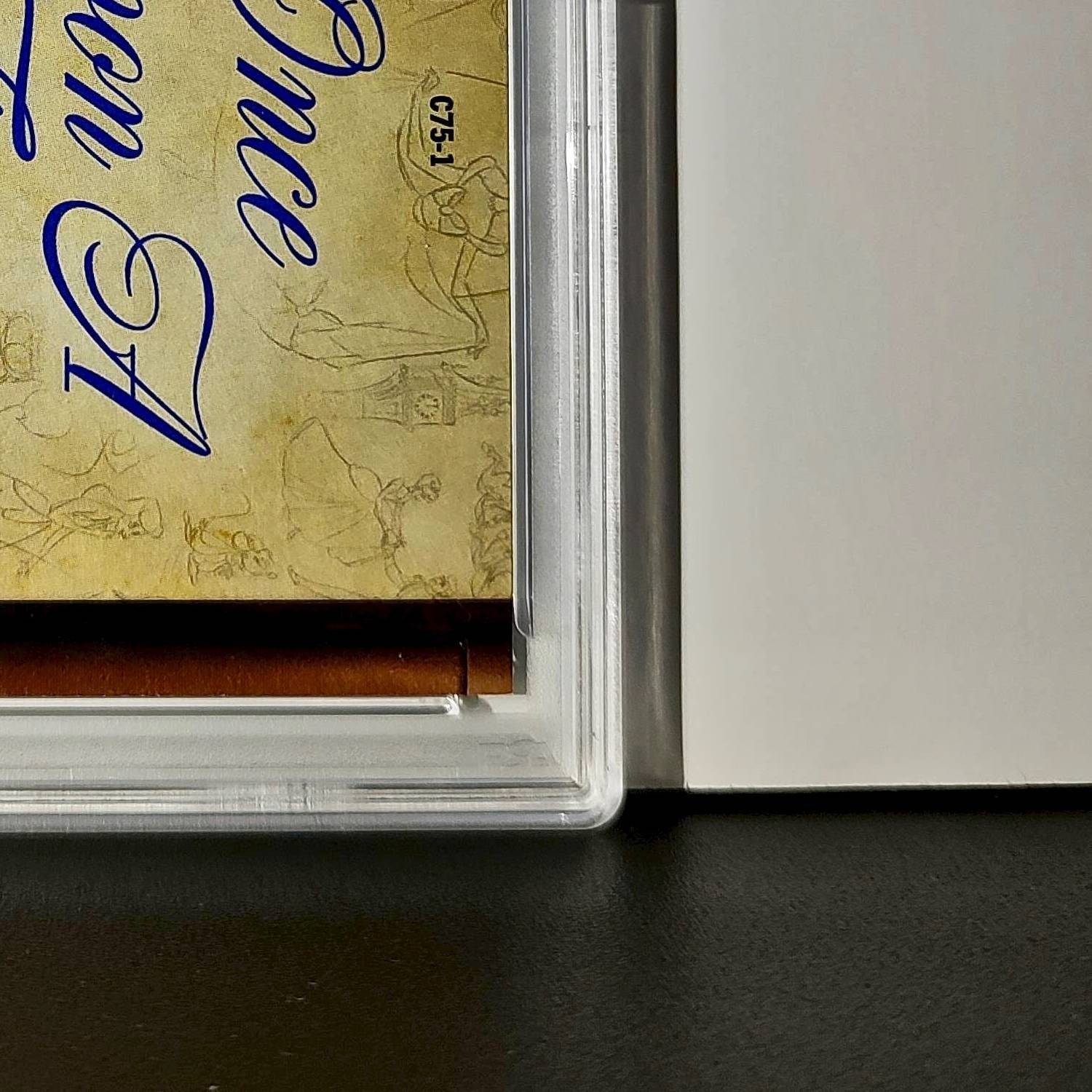 Cover 2025 Topps Disney Wonder #C75-1 Card Cinderella 75th Story PSA 7
