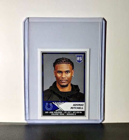 Adonai Mitchell 2024 Panini NFL Sticker #191 Rookie Indianapolis Colts