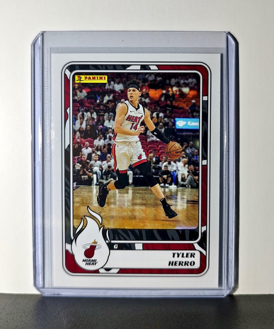 Tyler Herro 2024-25 Panini NBA #28 Sticker Card Miami Heat