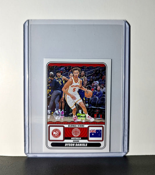 Dyson Daniels Global Icons 2024-25 Panini NBA #55 Sticker Card Atlanta Hawks