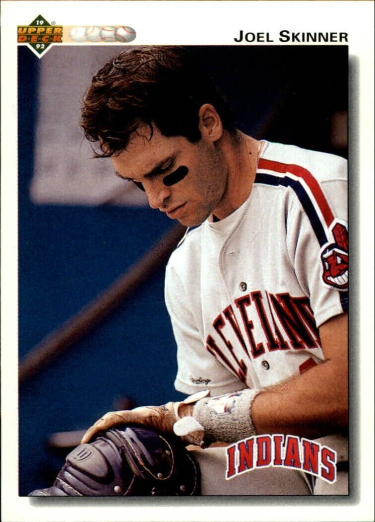 Joel Skinner 1992 Upper Deck MLB #199 Baseball Card Cleveland Indians