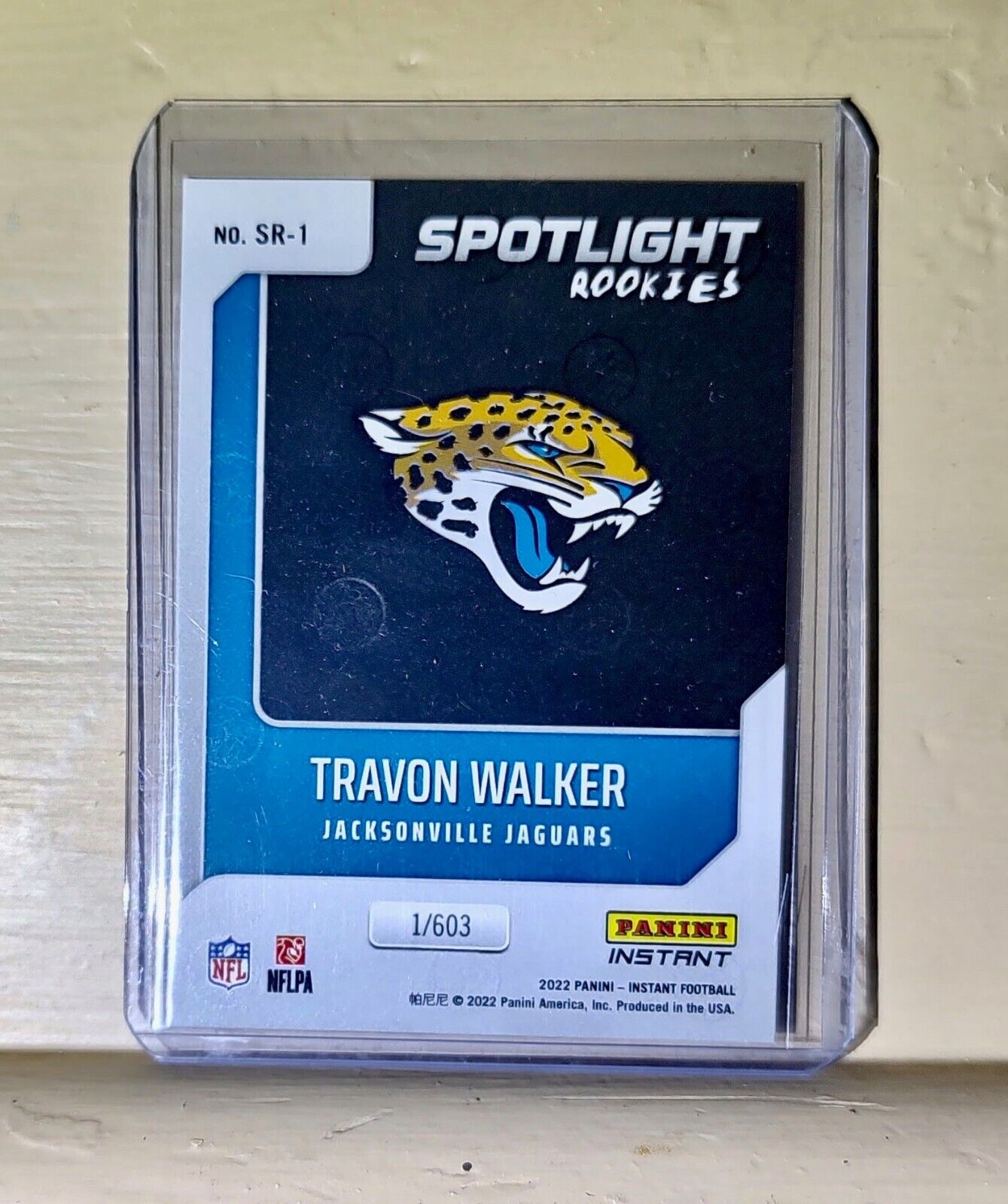 Travon Walker 2022 NFL Panini #1 Spotlight Rookie Football Card 1/603